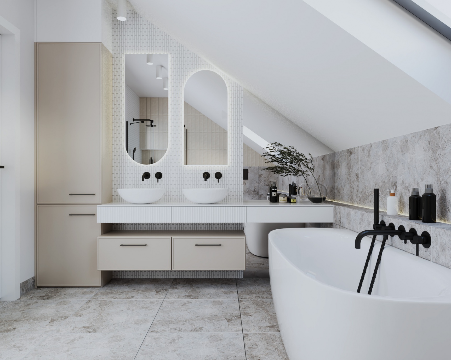 Model 145 Bolechówko łazienka piętro