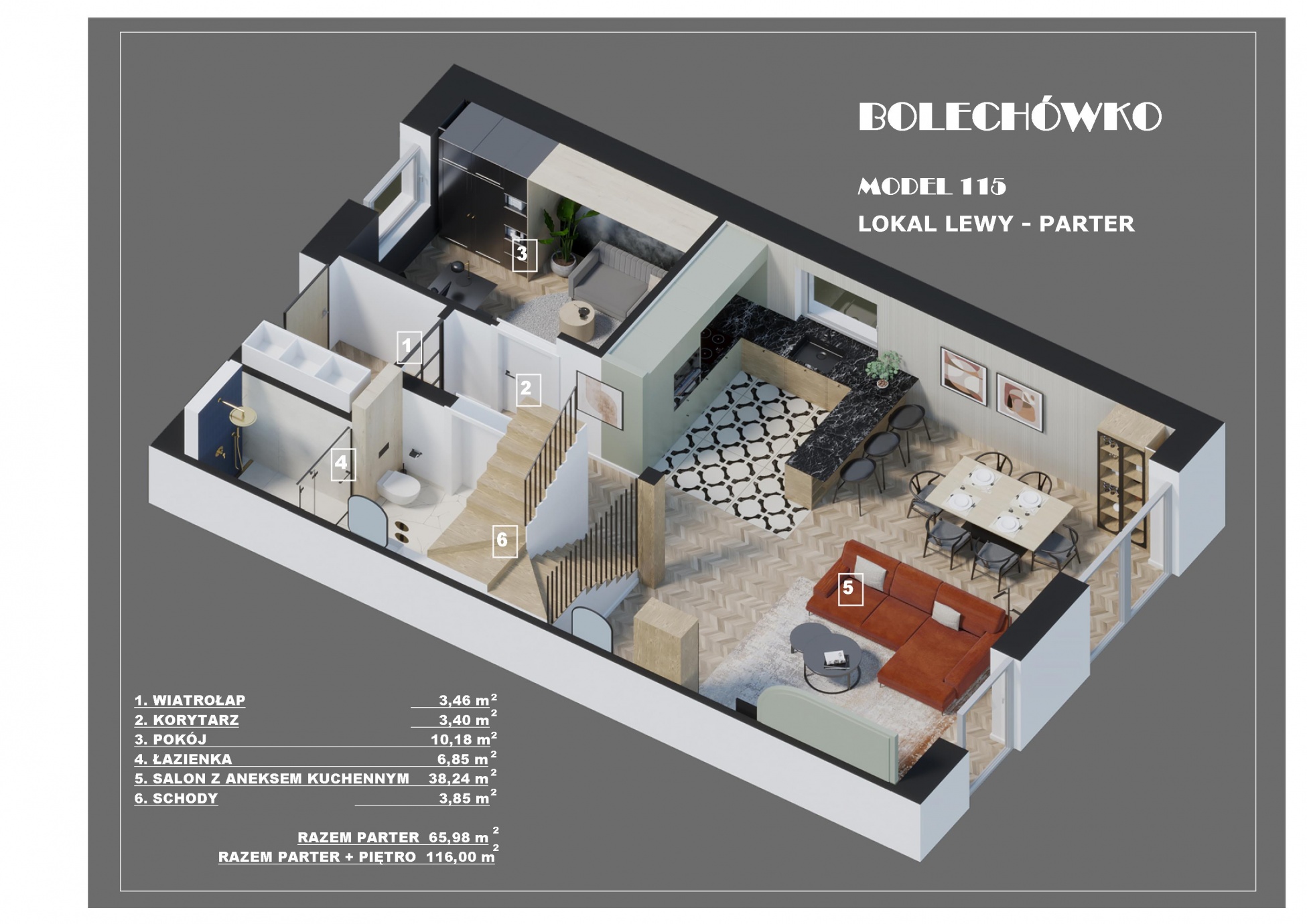 Model 115 lewy parter Bolechówko