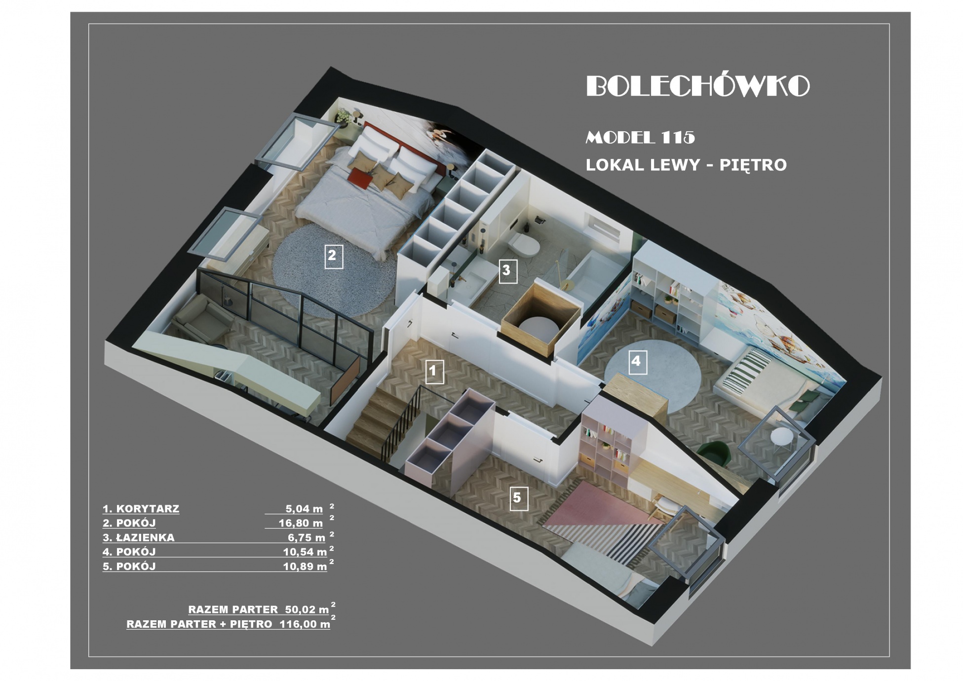 Model 115 lewy pietro Bolechówko
