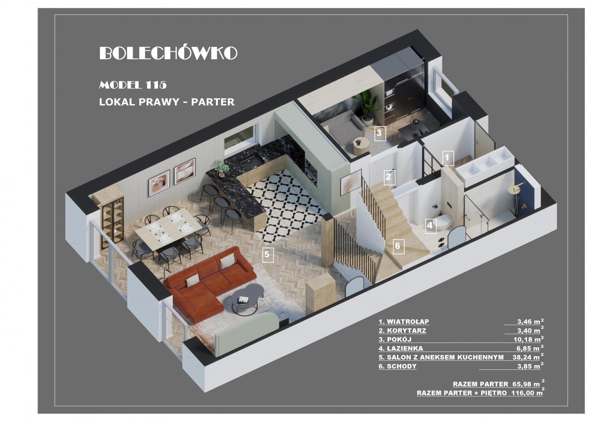 Model 115 parter prawy Bolechówko