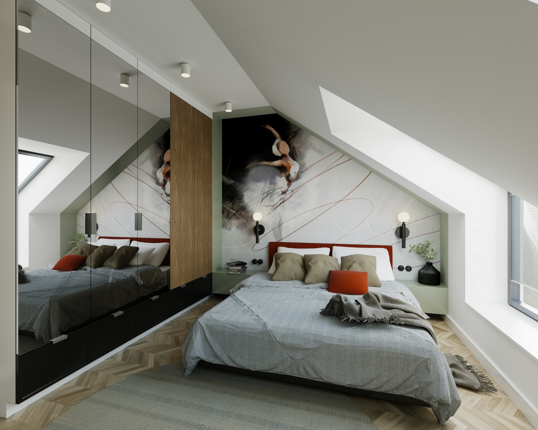 Model 115 sypialnia Bolechówko