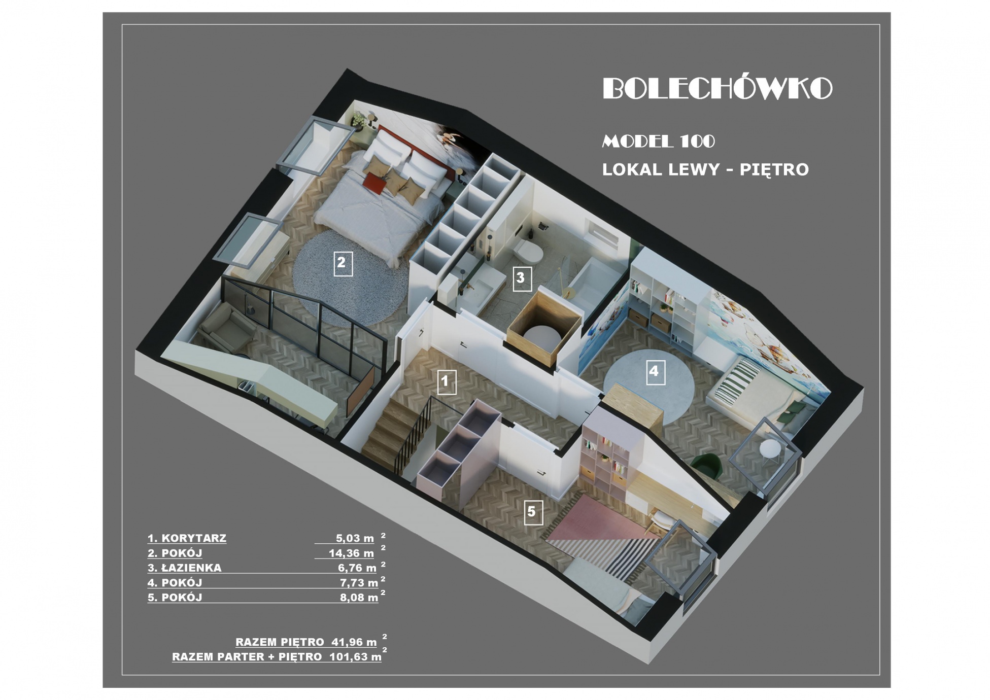 Model 100 lewy piętro