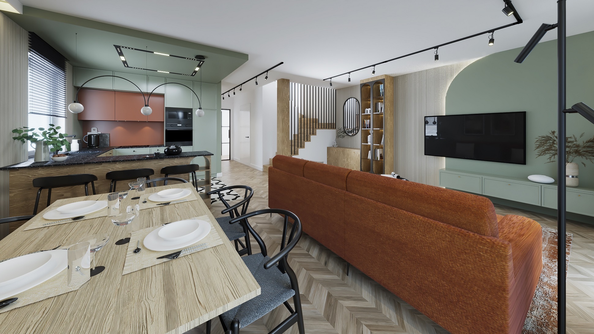 Model 100 salon aneks Bolechówko