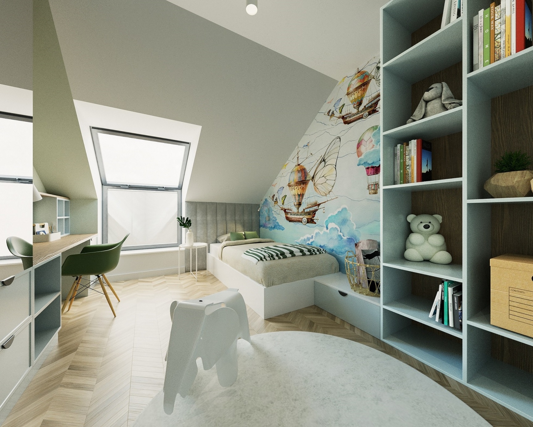 Model 100 sypialnia Bolechówko