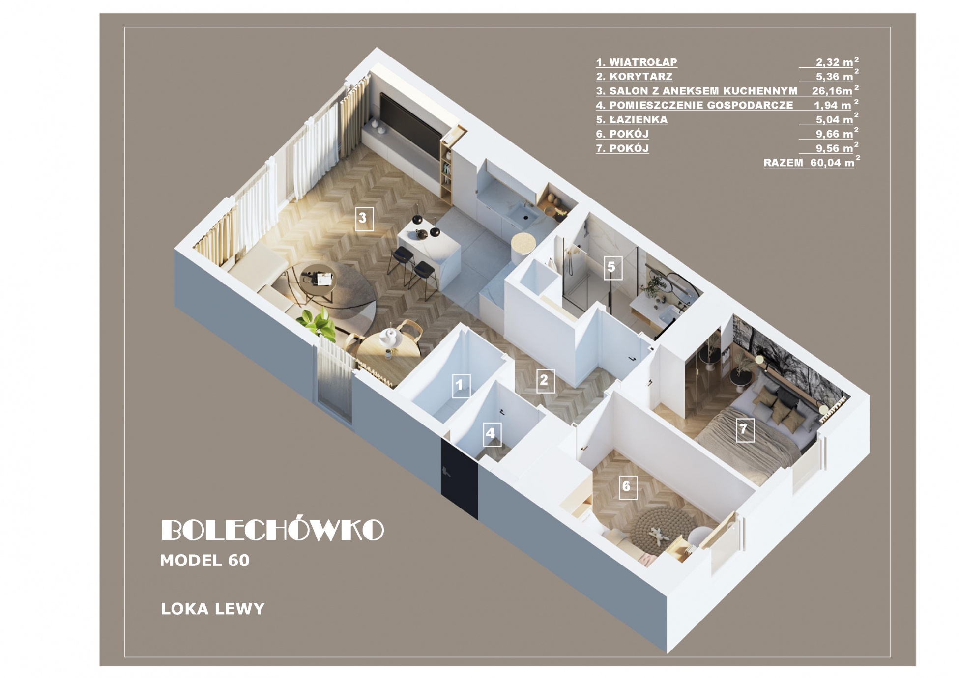 Model 60 lewy Bolechówko