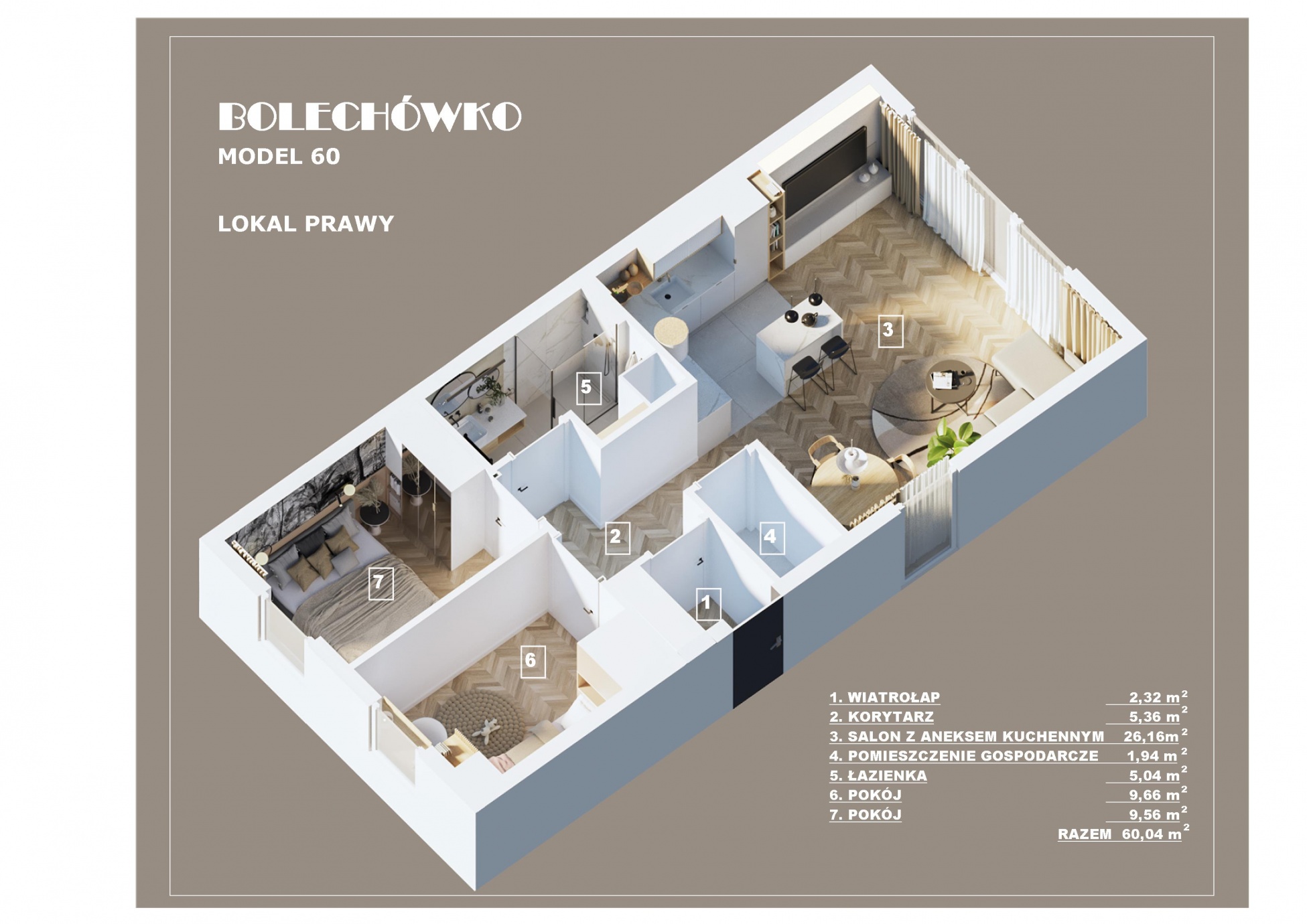 Model 60 prawy Bolechówko