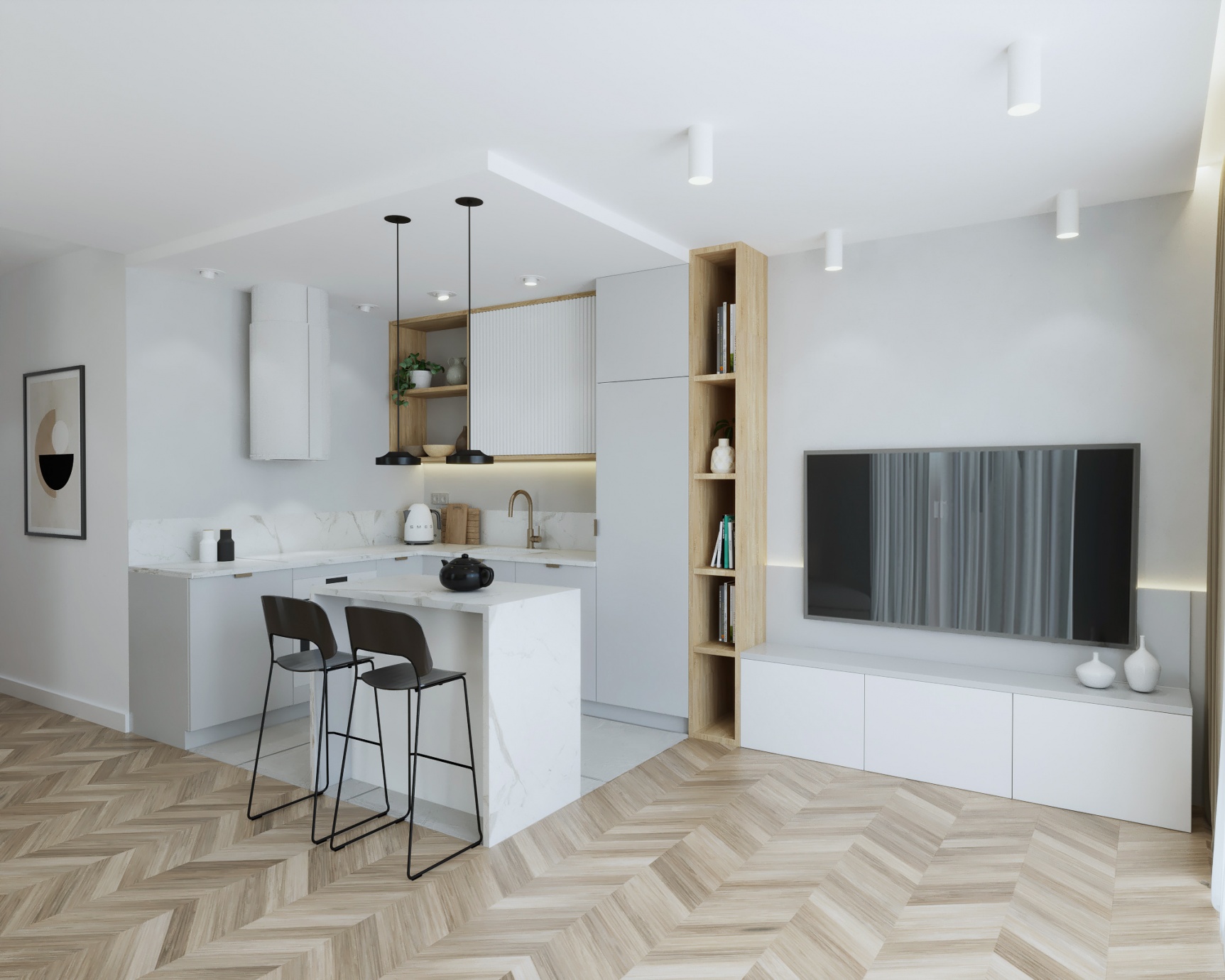 Model 60 salon aneks Bolechówko