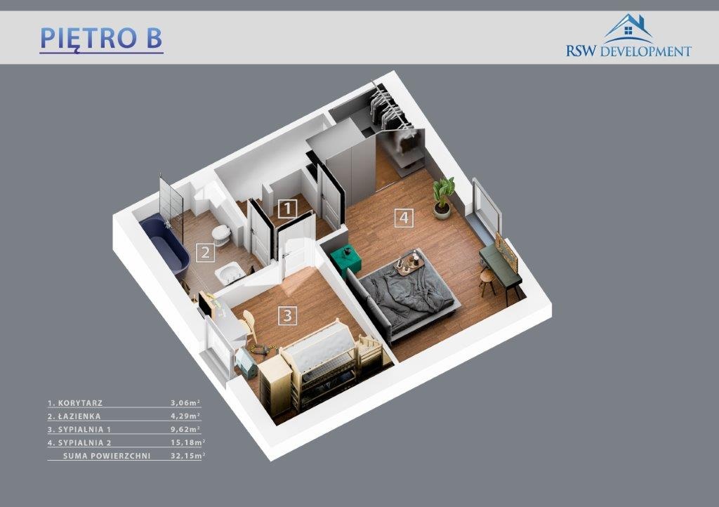 Model 75 piętro Bolechówko