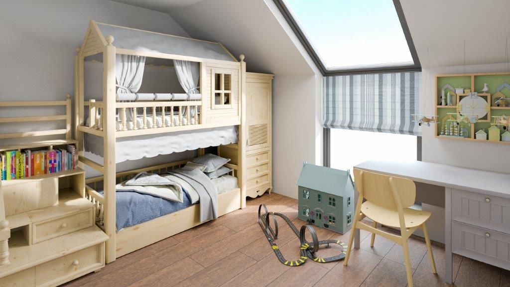 Model 75 sypialnia Bolechówko